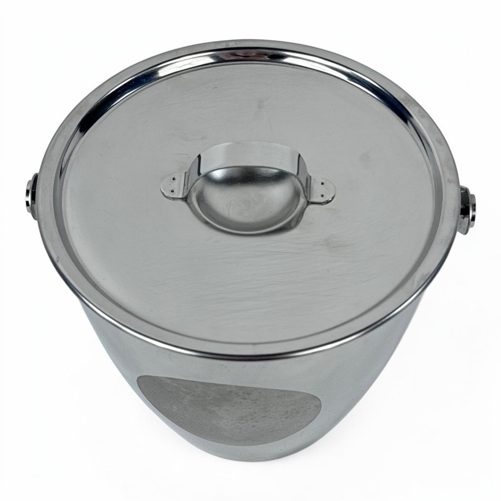 Vintage IKEA Groggy Stainless Steel Ice Bucket Lid Anna Efverlund Maria Vinka - Picture 5 of 9